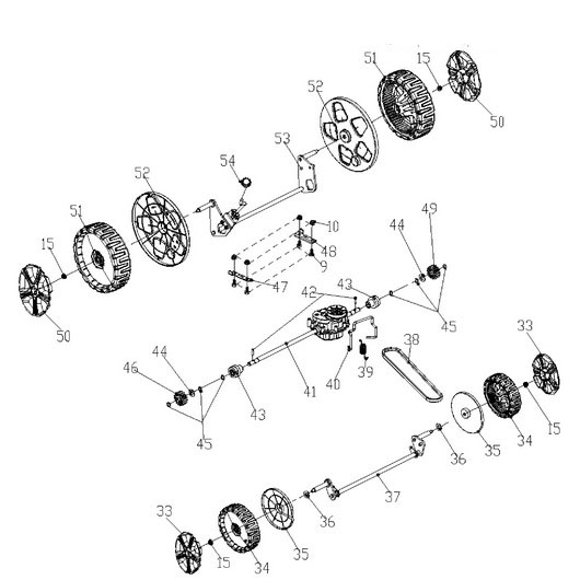 Колеса и оси Champion LM4627 после 2019г.